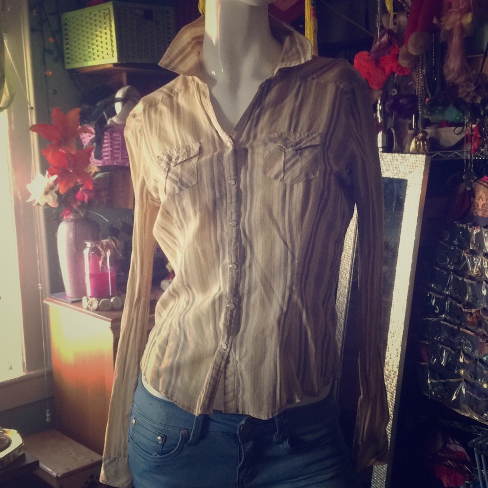Tilt Vintage Style Top, Size Medium